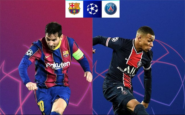 Đại chiến PSG-Barcelona tại vòng 1/8 UEFA Champions League