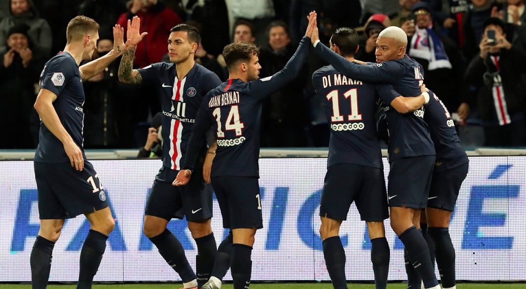 Dù thắng lớn những PSG vẫn chỉ đứng thứ 3 Ligue 1